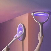 5-ühes kiirlaadimisreket Kill Fly Bug isoleeritud akutoitega lamp ABS-reguleeritav elektriline sääsepiitsa