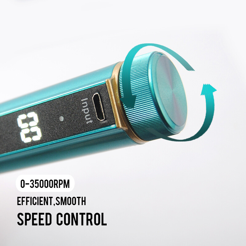 35000 RPM įkraunamas nagų gręžtuvas Nešiojamas manikiūro gręžtuvas nagų odelių E-File nagų poliravimo aparatas Akumuliatorinis nagų gręžtuvas