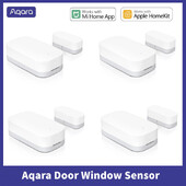 Algne Aqara ukseakna andur ZigBee juhtmevaba ühendusega nutikas ukseandur Töötage Mi Home HomeKitiga rakenduse jaoks Android iOS