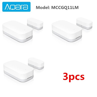 Algne Aqara ukseakna andur ZigBee juhtmevaba ühendusega nutikas ukseandur Töötage Mi Home HomeKitiga rakenduse jaoks Android iOS