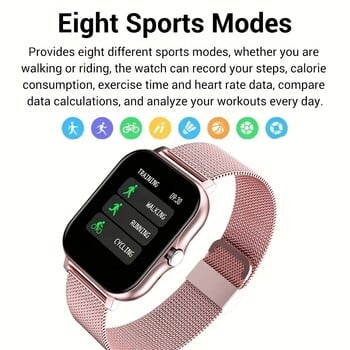 Smartwatch LIGE για άνδρες Γυναικεία Bluetooth Calling βραχιόλι Sport Fitness Έξυπνο ρολόι Δώρα Ψηφιακό Smartwatch Γυναικείο ρολόι χειρός Ανδρικά