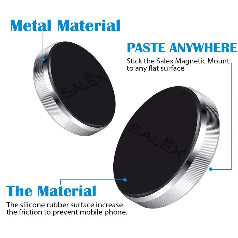 Suport magnetic pentru telefon auto Suport universal pentru telefon auto pentru iPhone Xiaomi Huawei Samsung Autocolant cu magnet auto montat pe perete pentru bord