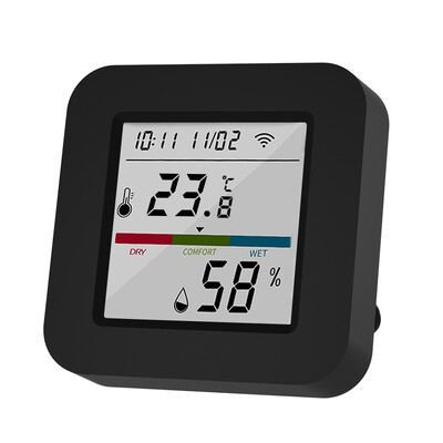 Tuya WiFi IR universaalne kaugjuhtimispuldi temperatuuri ja niiskuse andur Smart Life App Control Töö Alexa Google Home`iga