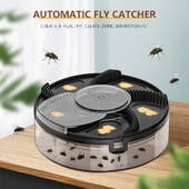 Safety Pest Catcher USB Επαναφορτιζόμενο αυτόματο Pest Catcher οικιακής κουζίνας Flytrap Ήσυχο αφαιρούμενο εσωτερικό απόρριψη εντόμων