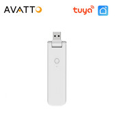 AVATTO Zigbee Bluetooth Gateway, skirtas Tuya APP Smart Hub Bluetooth Smart Wireless Adapter nuotolinio valdymo pultas