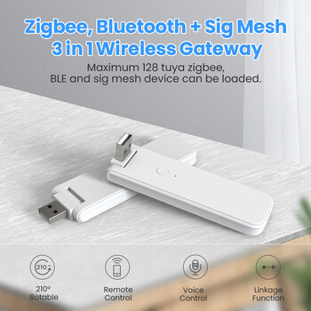 AVATTO Zigbee Bluetooth Gateway за Tuya APP Smart Hub Bluetooth Smart Безжичен адаптер Дистанционно управление