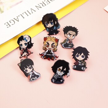 Wholesale Demons Slayer Anime Role Brooch Ακρυλικές DIY διακοσμητικές καρφίτσες για γυναίκες Άνδρας δώρο γενεθλίων Παιδική καρφίτσα παιχνιδιών