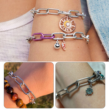 Βραχιόλι Link Chain Pulsera ME Collection Pearl Bracelets For Charm Festival Fashion Jewelry Gift for Women