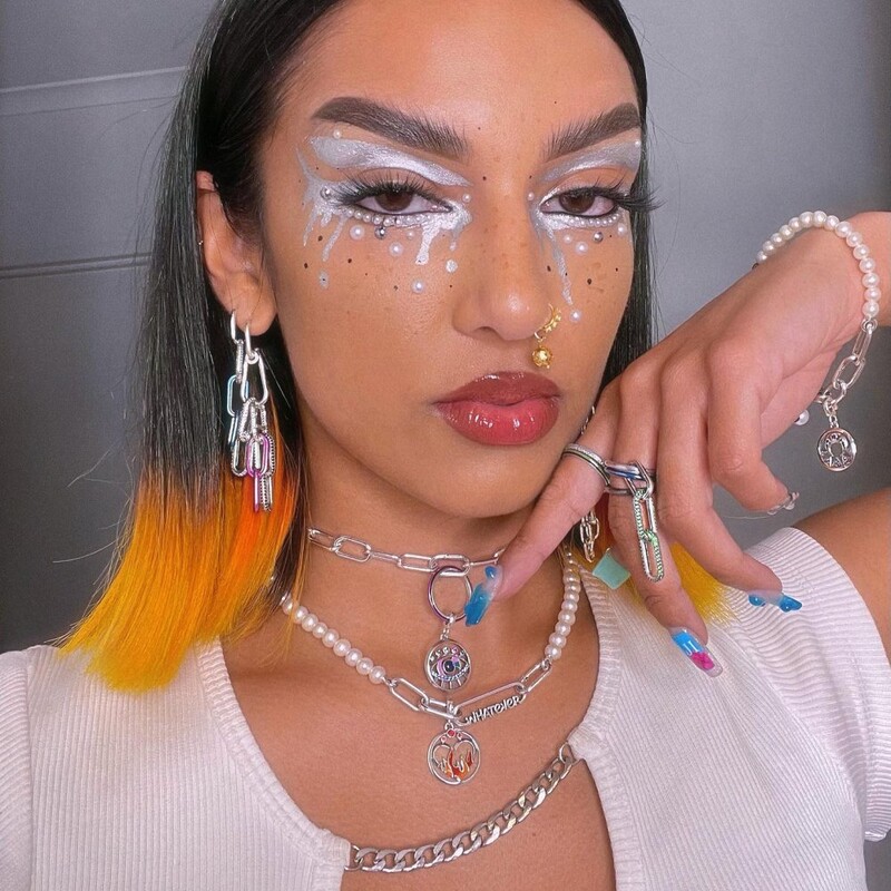 Nuoroda Grandininė apyrankė Pulsera ME kolekcija Perlų apyrankės žavesio festivaliui Mados papuošalai Dovana moterims