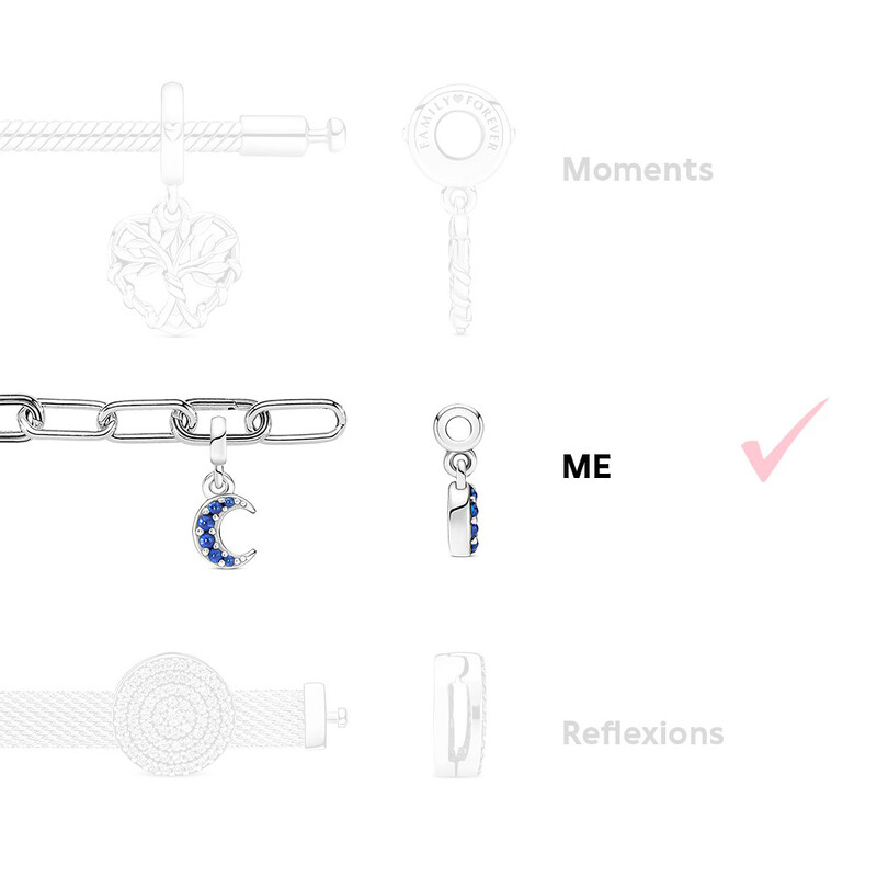 Nuoroda Grandininė apyrankė Pulsera ME kolekcija Perlų apyrankės žavesio festivaliui Mados papuošalai Dovana moterims