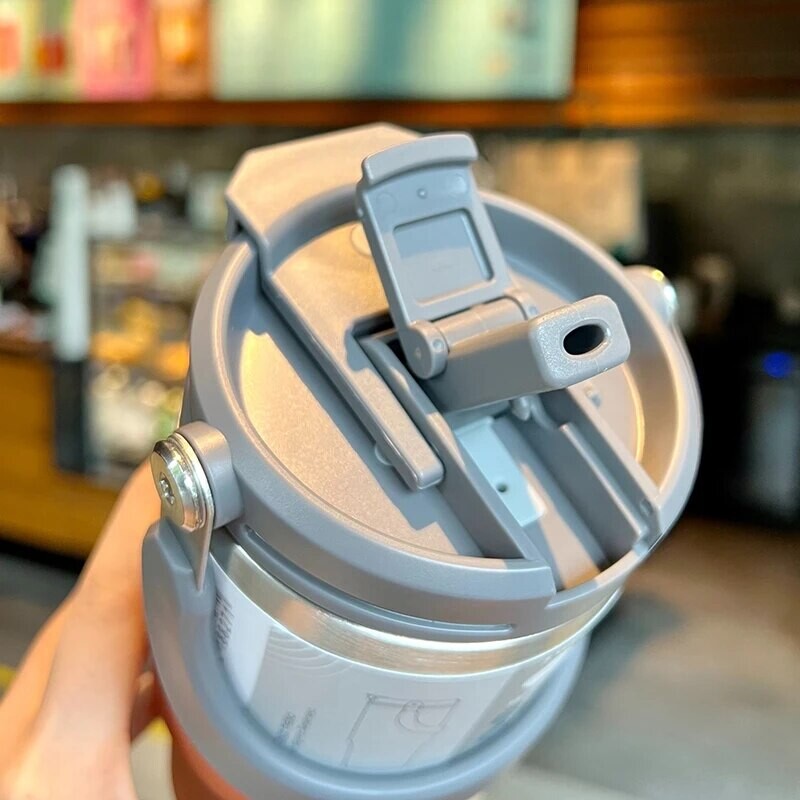 Το νέο φλιτζάνι καφέ της Tyeso με μόνωση διπλής στρώσης και κρύα μόνωση φορητό κύπελλο παγωτού μεγάλης χωρητικότητας από ανοξείδωτο χάλυβα