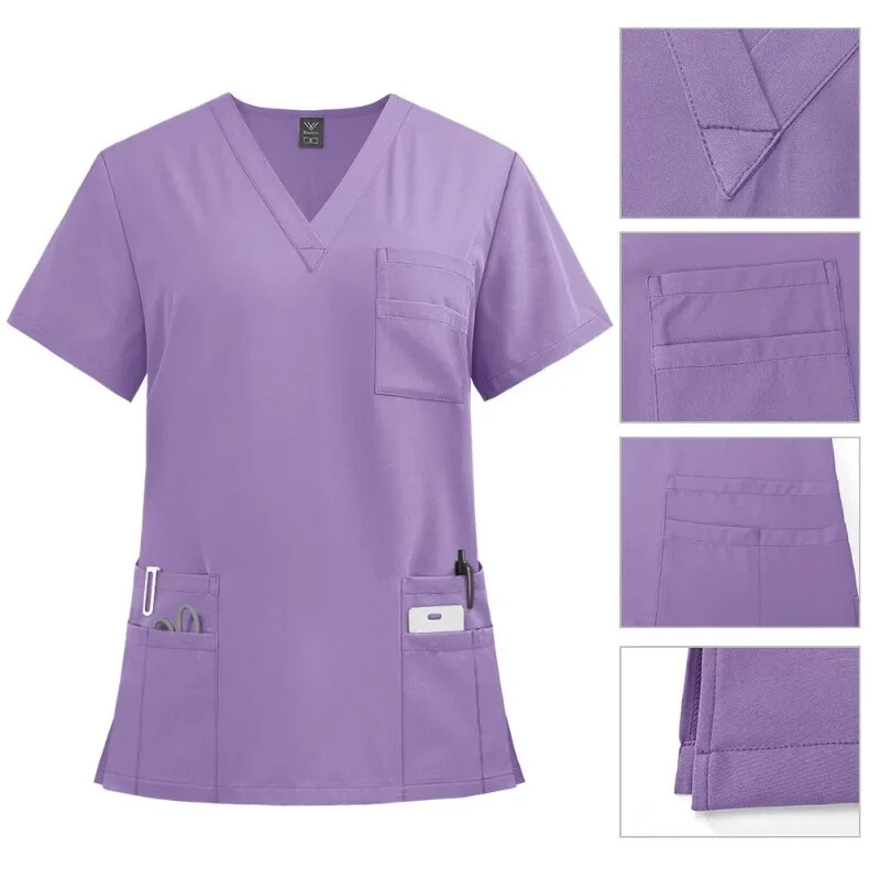 Uniforme medicale unisex bărbați femei haine de alăptare costum de frumusețe seturi de scrub pentru asistentă medic dentist îmbrăcăminte de lucru clinice topuri pantaloni