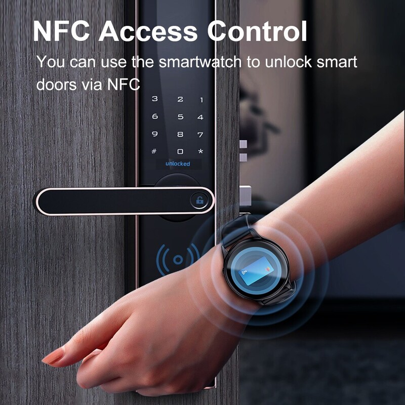 KUMI GW5 nutikell 1,39 tolli NFC Bluetooth 5.2 100+ sportlik pulsisagedus vererõhu hapnikumonitor Veekindel IP68