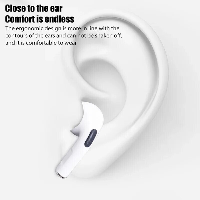 Pro4 TWS Bluetooth kõrvaklapid 9D stereo juhtmeta kõrvaklapid kõrvasisesed HiFi kõrvaklapid Hands-free peakomplekt mikrofoniga Xiaomi iPhone jaoks