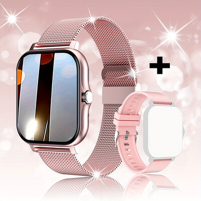 2023-as ÚJ SmartWatch Android telefon, 1,44 hüvelykes színes képernyő, teljes érintőképernyős Egyéni tárcsás okosóra női Bluetooth hívás okosóra férfi