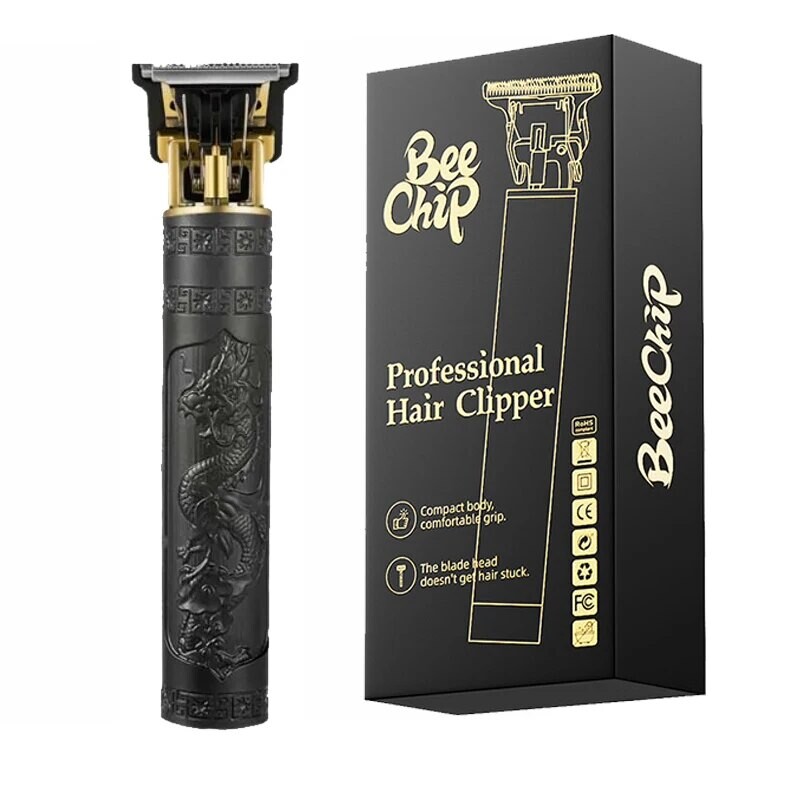 Brijač za šišanje za muškarce Punjivi aparat za brijanje za odrasle Električni vintage brijač za šišanje Kućno USB punjenje Brijačnica Black Dragon