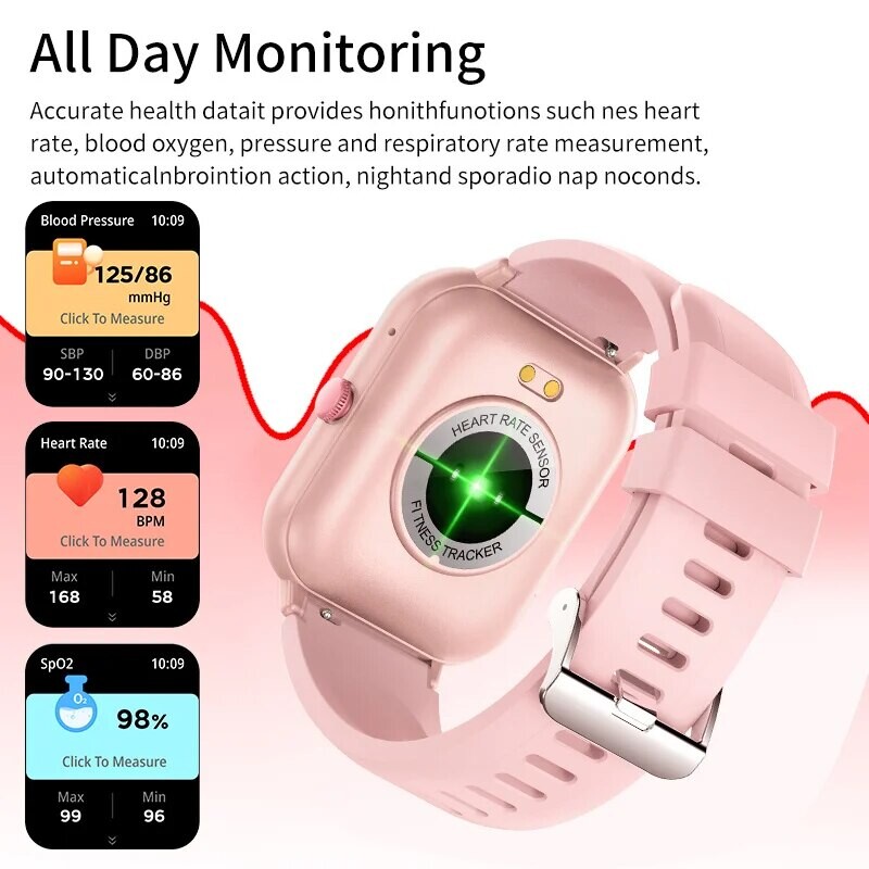 Έξυπνο ρολόι κλήσης Bluetooth LIGE 2024 για άνδρες Γυναικεία Πλήρης οθόνη αφής Αθλητικό ρολόι γυμναστικής Άνδρας Έξυπνα ρολόγια Γυναικεία έξυπνα ρολόγια