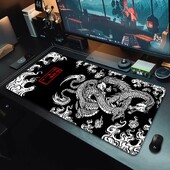 Japonez Dragon Mousepad mare pentru jocuri XXL Tastatură Gamer Mouse Pad pe masă Covoraș de birou Viteză Anime 900x400 700X300 Mouse Mats