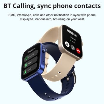 Smartwatch COLMI P71 Voice Calling Smartwatch Men Health Monitoring IP68 Waterproof Smart Notifications Voice Assistant Smart Watch Women