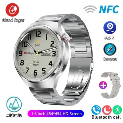 Za Huawei GT4 PRO pametni sat Muški sat 4 Pro AMOLED HD zaslon Bluetooth poziv GPS NFC Otkucaji srca BloodSugar SmartWatch 2024 Novo