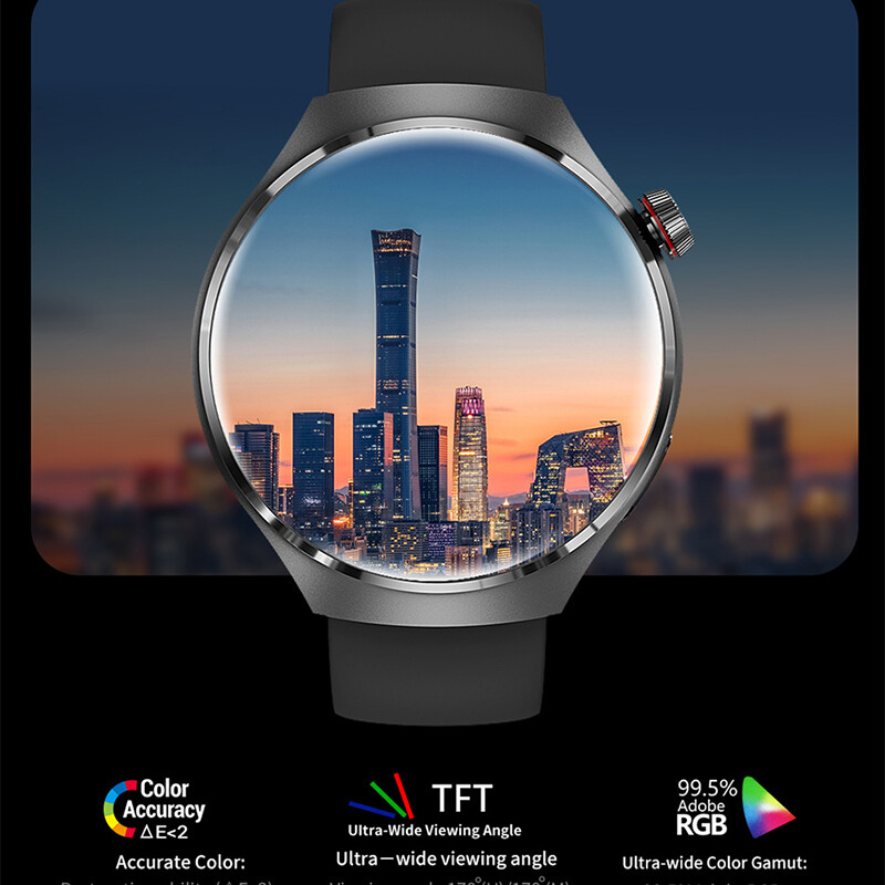 Za Huawei GT4 PRO pametni sat Muški sat 4 Pro AMOLED HD zaslon Bluetooth poziv GPS NFC Otkucaji srca BloodSugar SmartWatch 2024 Novo