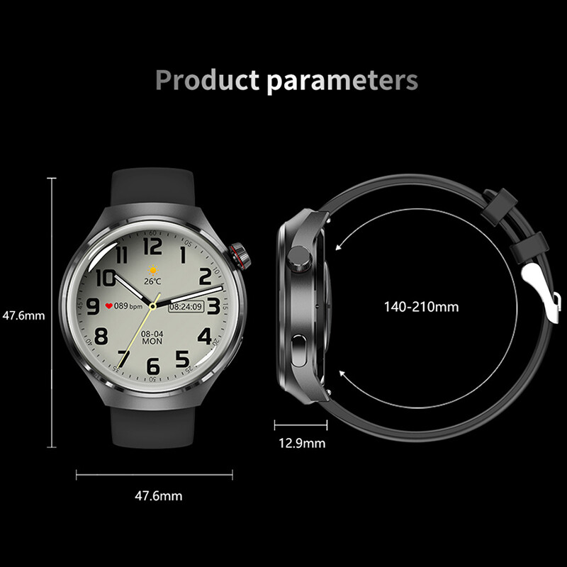 Za Huawei GT4 PRO pametni sat Muški sat 4 Pro AMOLED HD zaslon Bluetooth poziv GPS NFC Otkucaji srca BloodSugar SmartWatch 2024 Novo