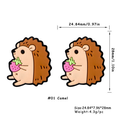 Sunrony 5/10 vnt Nauji silikoniniai karoliukai mokytojas triušis ežiukas Animacinis filmukas gyvūnas pasidaryk pats karoliai apyrankė papuošalų kūrimo priedai