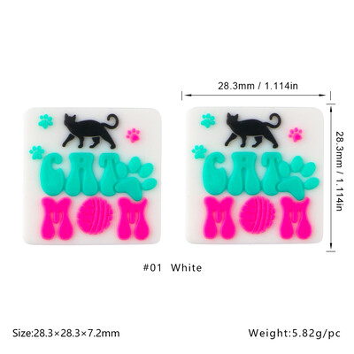 Sunrony 5/10 vnt Nauji silikoniniai karoliukai mokytojas triušis ežiukas Animacinis filmukas gyvūnas pasidaryk pats karoliai apyrankė papuošalų kūrimo priedai