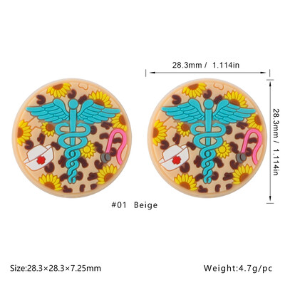 Sunrony 5/10 vnt Nauji silikoniniai karoliukai mokytojas triušis ežiukas Animacinis filmukas gyvūnas pasidaryk pats karoliai apyrankė papuošalų kūrimo priedai