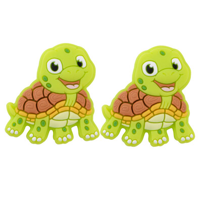 Sunrony 5/10 vnt Nauji silikoniniai karoliukai mokytojas triušis ežiukas Animacinis filmukas gyvūnas pasidaryk pats karoliai apyrankė papuošalų kūrimo priedai