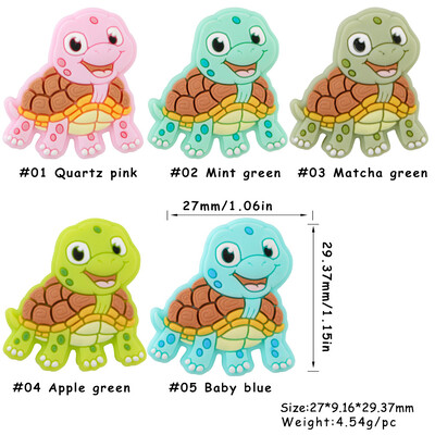 Sunrony 5/10 vnt Nauji silikoniniai karoliukai mokytojas triušis ežiukas Animacinis filmukas gyvūnas pasidaryk pats karoliai apyrankė papuošalų kūrimo priedai