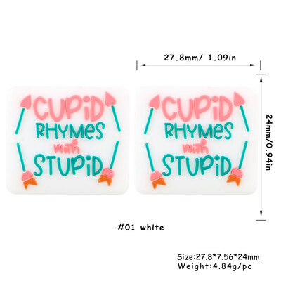 Sunrony 5/10 vnt Nauji silikoniniai karoliukai mokytojas triušis ežiukas Animacinis filmukas gyvūnas pasidaryk pats karoliai apyrankė papuošalų kūrimo priedai
