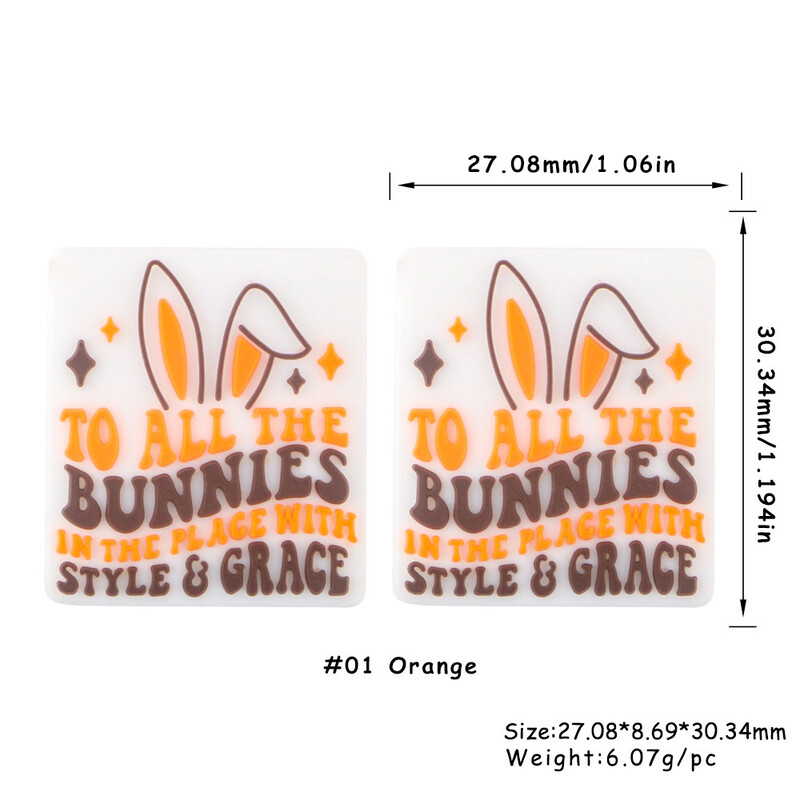 Sunrony 5/10 vnt Nauji silikoniniai karoliukai mokytojas triušis ežiukas Animacinis filmukas gyvūnas pasidaryk pats karoliai apyrankė papuošalų kūrimo priedai