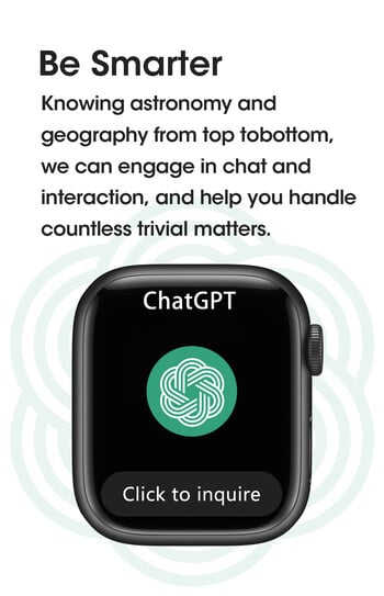 Нов смарт часовник Microwear WatchX ChatGPT 45 мм 2,01 инча AI Dial NFC ECG GPS Bluetooth разговор Спортен смарт часовник Жени Мъже PK HK9