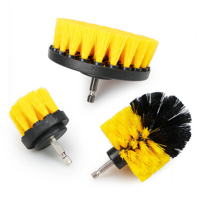 3 τμχ Σετ προσάρτημα βούρτσας τρυπανιού Power Scrubber Brush with Drill Scrub Brush for Cleaning ντους Μπανιέρες Μοκέτα πλακιδίων μπάνιου
