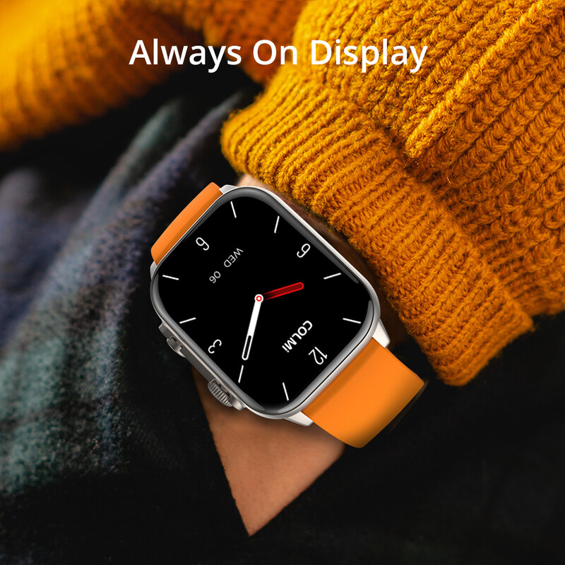 COLMI C81 2,0-tolline AMOLED nutikella tugi AOD, 100 spordirežiimi, IP68 veekindel nutikell meeste naiste PK Ultra Series 8