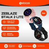 Ceas inteligent cu apeluri vocale Zeblaze Btalk 2 Lite Ecran HD mare 1,39 Monitor de sănătate 24 de ore peste 100 de moduri de antrenament Ceas inteligent
