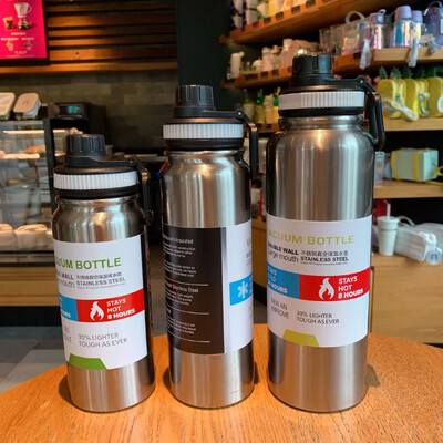 600ML/800ML/1000ML välistingimustes olev termose veekeetja veepudel koos teefiltriga 304 roostevabast terasest termotass lekkekindel spordikolb