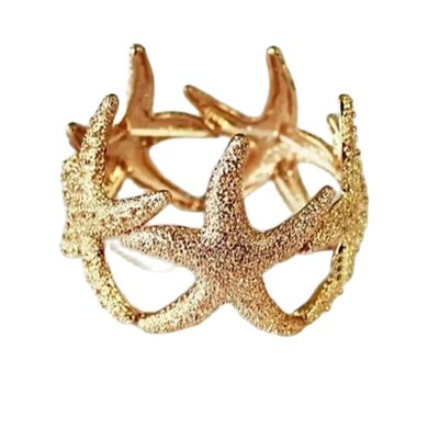 Kuldsed elastsed meritähe käevõru ja käevõru rannaehted naistele, tüdrukutele