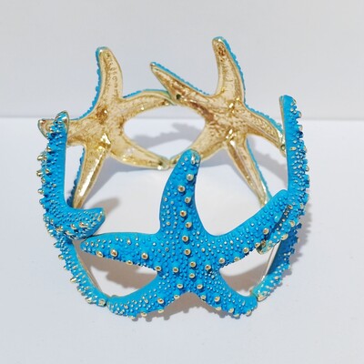 Kuldsed elastsed meritähe käevõru ja käevõru rannaehted naistele, tüdrukutele