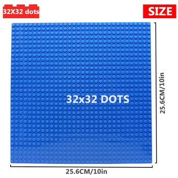 6 τμχ/σετ Πλάκα βάσης 32*32 32*16 καρφιά Κλασικές φιγούρες Δομικά στοιχεία Πλάκες Τούβλα Πλάκες βάσης Μπλοκ Παιδικά Παιχνίδια για Παιδιά Δώρα