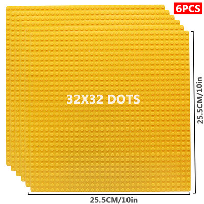 6 kom/set Osnovna ploča 32*32 32*16 Klinovi Klasične figure Građevinski blokovi Ploče Cigle Temeljne ploče blokovi Dječje igračke za dječje darove