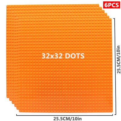 6 kom/set Osnovna ploča 32*32 32*16 Klinovi Klasične figure Građevinski blokovi Ploče Cigle Temeljne ploče blokovi Dječje igračke za dječje darove