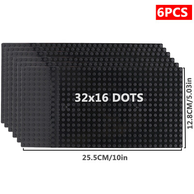 6 kom/set Osnovna ploča 32*32 32*16 Klinovi Klasične figure Građevinski blokovi Ploče Cigle Temeljne ploče blokovi Dječje igračke za dječje darove