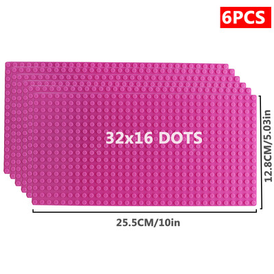 6 kom/set Osnovna ploča 32*32 32*16 Klinovi Klasične figure Građevinski blokovi Ploče Cigle Temeljne ploče blokovi Dječje igračke za dječje darove
