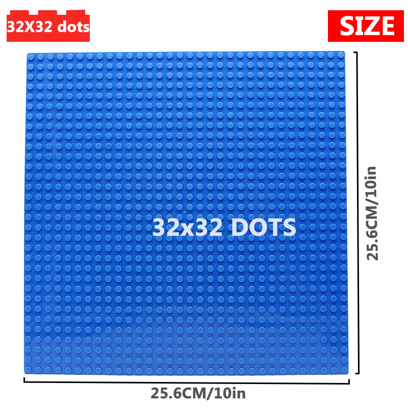 6 kom/set Osnovna ploča 32*32 32*16 Klinovi Klasične figure Građevinski blokovi Ploče Cigle Temeljne ploče blokovi Dječje igračke za dječje darove