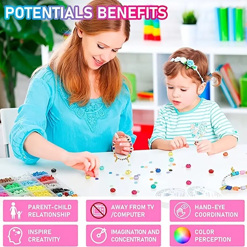 6 MM polimēru māla pērlīšu komplekts varavīksnes krāsas plakanas skaidu krelles rokassprādzei kaklasiksnu izgatavošanai burtu krelles piederumu komplekts DIY