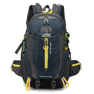 Rucsac de călătorie rezistent la apă 40L, pentru camping, drumeții, pentru laptop, rucsac de zi pentru trekking, alpinism, genți pentru spate pentru bărbați, femei, accesorii pentru drumeții