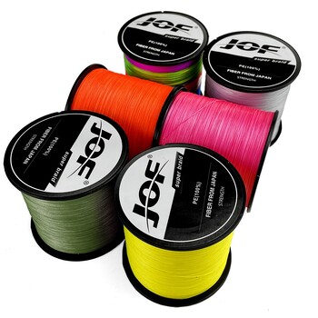 JOF 8 Strands 1000M 500M Braided Fishing Line Carp Fishing Weaves Linha de Pesca Multifilamento 8 fios