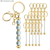 10 bucăți de metal cu mărgele pentru breloc pentru mărgele pandantiv bijuterii brelocuri bricolaj artizanat brelocuri pentru cadou de Valentine's